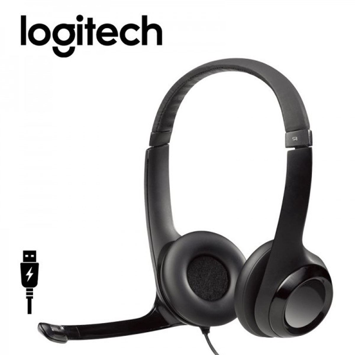 AUDIFONO CON MICROFONO LOGITECH H390 NEGRO